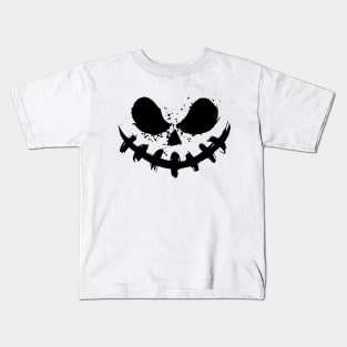 Scary Face Halloween Kids T-Shirt